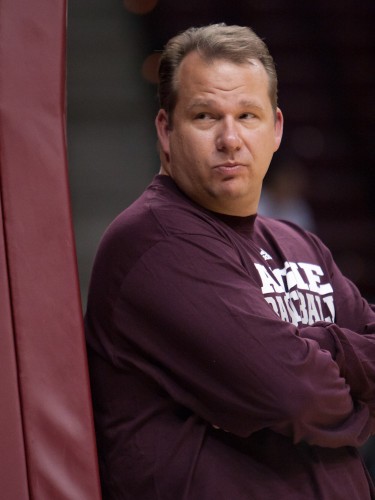 A&M assistant coach Kyle Keller