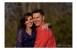 Couple poses for an engagement portrait